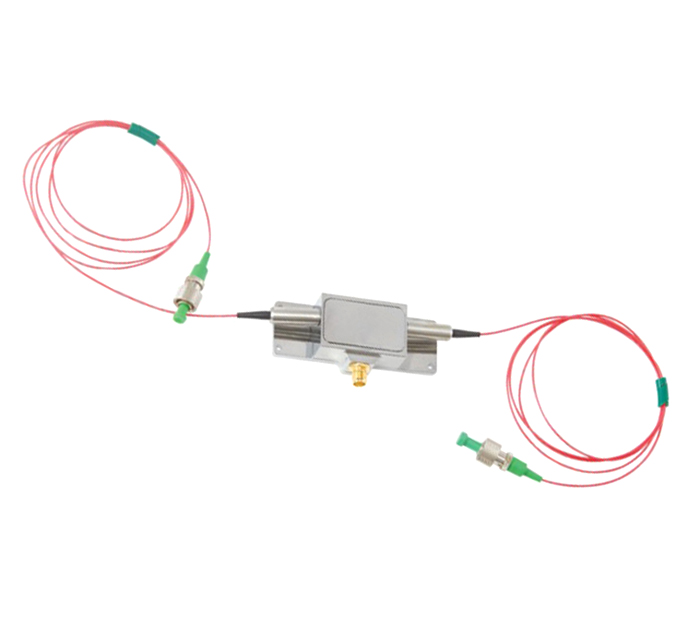 1064nm 200MHz 2.5W RF Power SM/PM Fiber Coupled AOM Optical Modulator